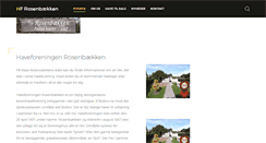 Desktop Screenshot of hf-rosenbaekken.dk